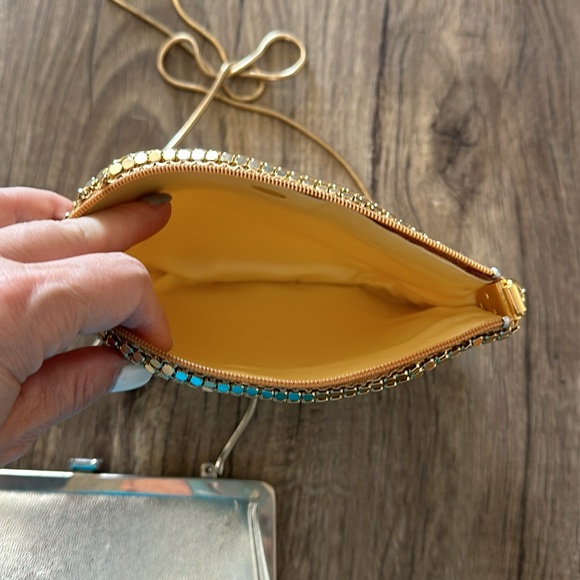 Golden silver evening bags vintage - Picture 4 of 4